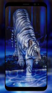 اسکرین شات برنامه Tiger Wallpaper HD 6