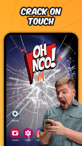اسکرین شات 8 برنامه Broken Screen Prank On Touch
