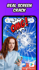 اسکرین شات 7 برنامه Broken Screen Prank On Touch