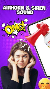 اسکرین شات 2 برنامه Airhorn Sound - Ham Horn App