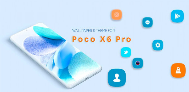 اسکرین شات برنامه Poco X6 Pro Theme & Launcher 1