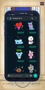 اسکرین شات برنامه BT21 WASticker 5