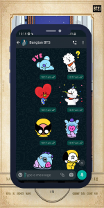 اسکرین شات برنامه BT21 WASticker 7