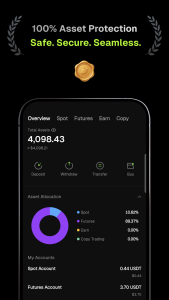 اسکرین شات 6 برنامه Bitunix Pro: Trade Bitcoin