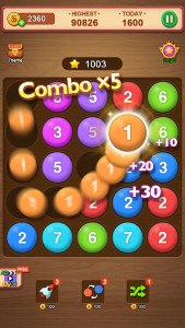 اسکرین شات بازی Number Puzzle-bubble match 4