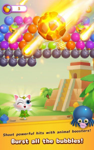 اسکرین شات 2 بازی Bubble Shooter: Cat Island