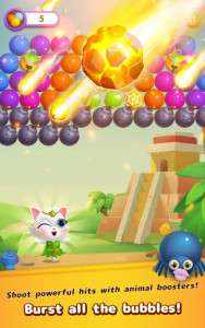 اسکرین شات بازی Bubble Shooter: Cat Island Mania 2020 2
