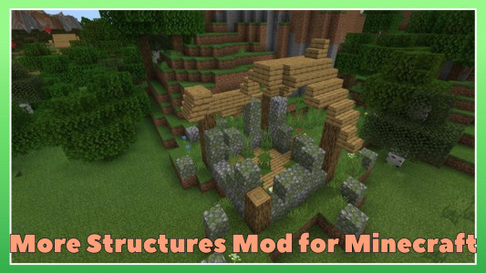 اسکرین شات برنامه More Structures Mod Minecraft 3