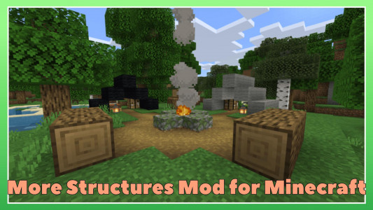 اسکرین شات برنامه More Structures Mod Minecraft 1
