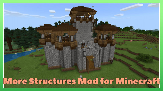 اسکرین شات برنامه More Structures Mod Minecraft 2
