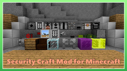اسکرین شات برنامه Security Craft Mod  Minecraft 1