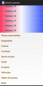 اسکرین شات برنامه آموزش فرانسه 2