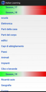 اسکرین شات برنامه آموزش ایتالیایی 3