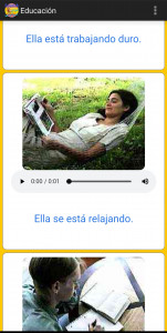 اسکرین شات برنامه زبان اسپانیایی 5