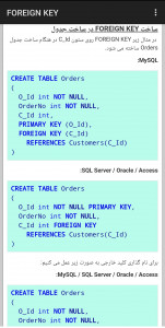 اسکرین شات برنامه مـرجع SQL 6