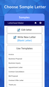 اسکرین شات 6 برنامه Letterhead Maker with logo PDF