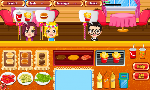 اسکرین شات بازی Burger Shop Maker 4