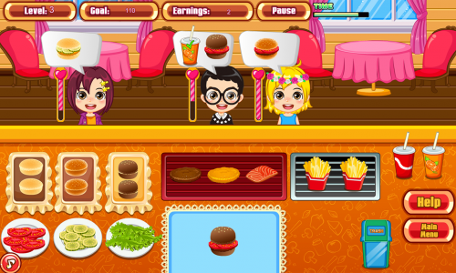 اسکرین شات بازی Burger Shop Maker 3