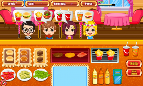 اسکرین شات بازی Burger Shop Maker 5