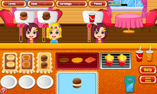 اسکرین شات بازی Burger Shop Maker 1