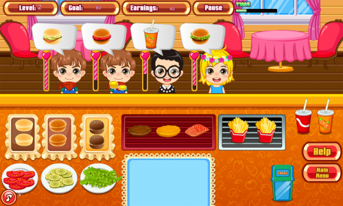 اسکرین شات بازی Burger Shop Maker 2