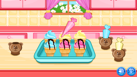 اسکرین شات 4 بازی Cone Cupcakes Maker