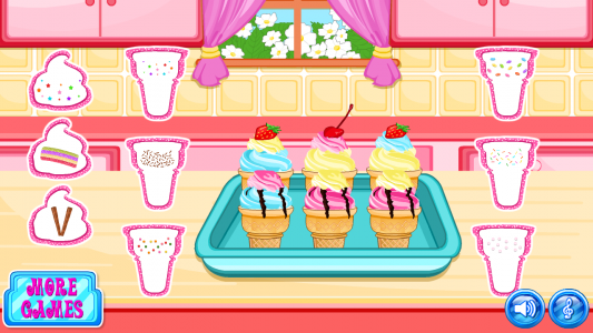 اسکرین شات بازی Cone Cupcakes Maker 6