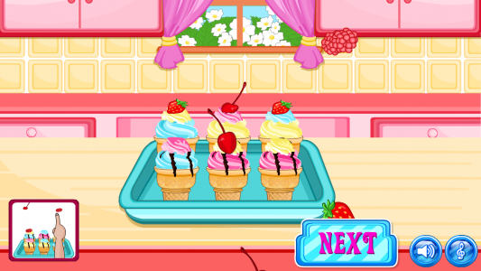 اسکرین شات بازی Cone Cupcakes Maker 5