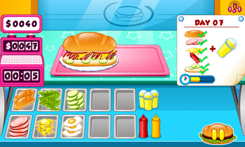 اسکرین شات بازی Go Fast Cooking Sandwiches 6