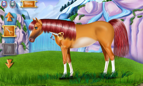 اسکرین شات بازی Horse Caring Mane Tressage 2