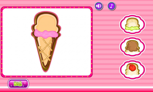 اسکرین شات بازی Ice Cream Cones Cookies 3