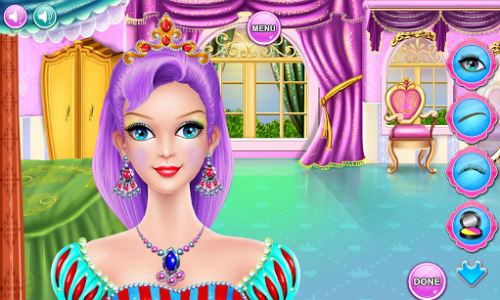 اسکرین شات بازی Princess Hairdo Salon 5