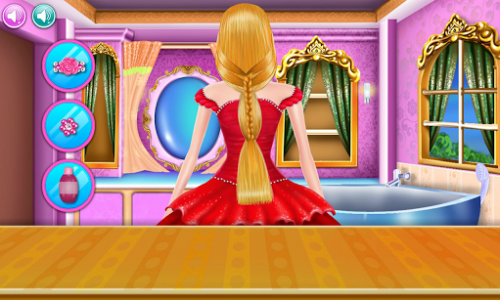 اسکرین شات بازی Princess Hairdo Salon 3