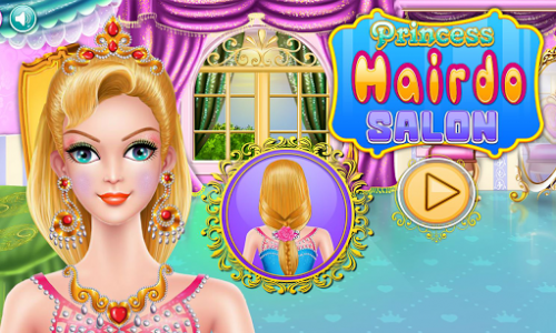 اسکرین شات بازی Princess Hairdo Salon 6