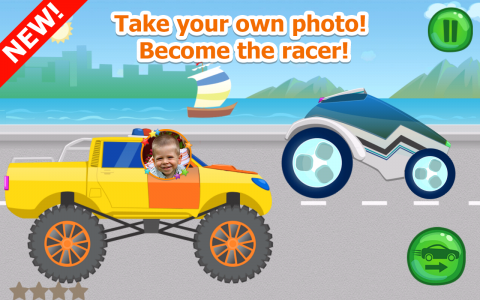 اسکرین شات بازی Racing games for toddlers 2