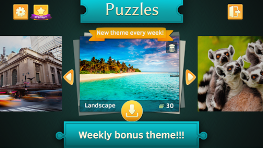 اسکرین شات بازی Landscape Jigsaw Puzzles Free 1