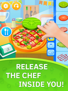 اسکرین شات بازی Baby Kitchen. Pizza chef free 4
