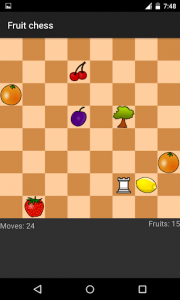 اسکرین شات برنامه Fruit chess 2