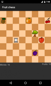 اسکرین شات برنامه Fruit chess 1