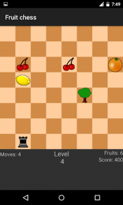 اسکرین شات برنامه Fruit chess 3