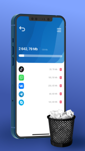 اسکرین شات 1 برنامه Cleaner: mobile phone cleaning
