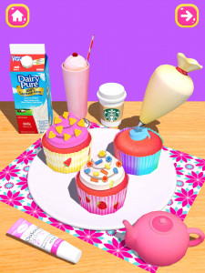 اسکرین شات بازی Cake Games: DIY Food Games 3D 6