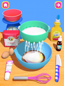 اسکرین شات بازی Cake Games: DIY Food Games 3D 4