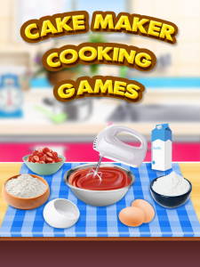 اسکرین شات 1 برنامه Cake Cooking Maker Games