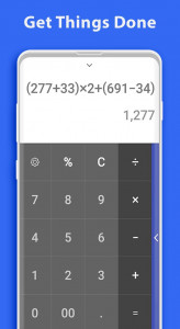 اسکرین شات برنامه Basic Calculator with History 4