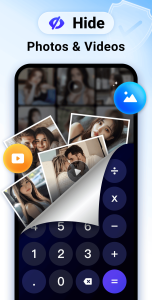 اسکرین شات 2 برنامه Calculator Lock - Photo Vault