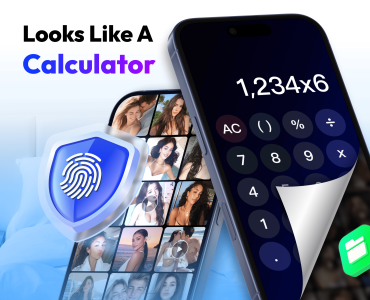 اسکرین شات 1 برنامه Calculator Lock - Photo Vault
