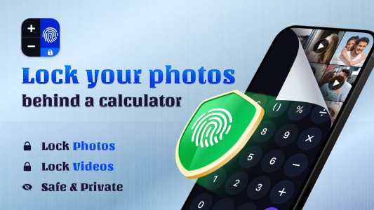 اسکرین شات برنامه Calculator Lock - Photo Vault 1