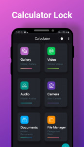 اسکرین شات 2 برنامه Calculator Lock Calculator App