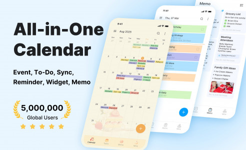 اسکرین شات برنامه Calendar Planner - Agenda App 1